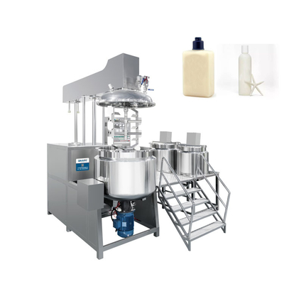 Lotion Mixer Machine 1000L 316L Stainless Steel Vacuum Emulsifier For Hand Cream